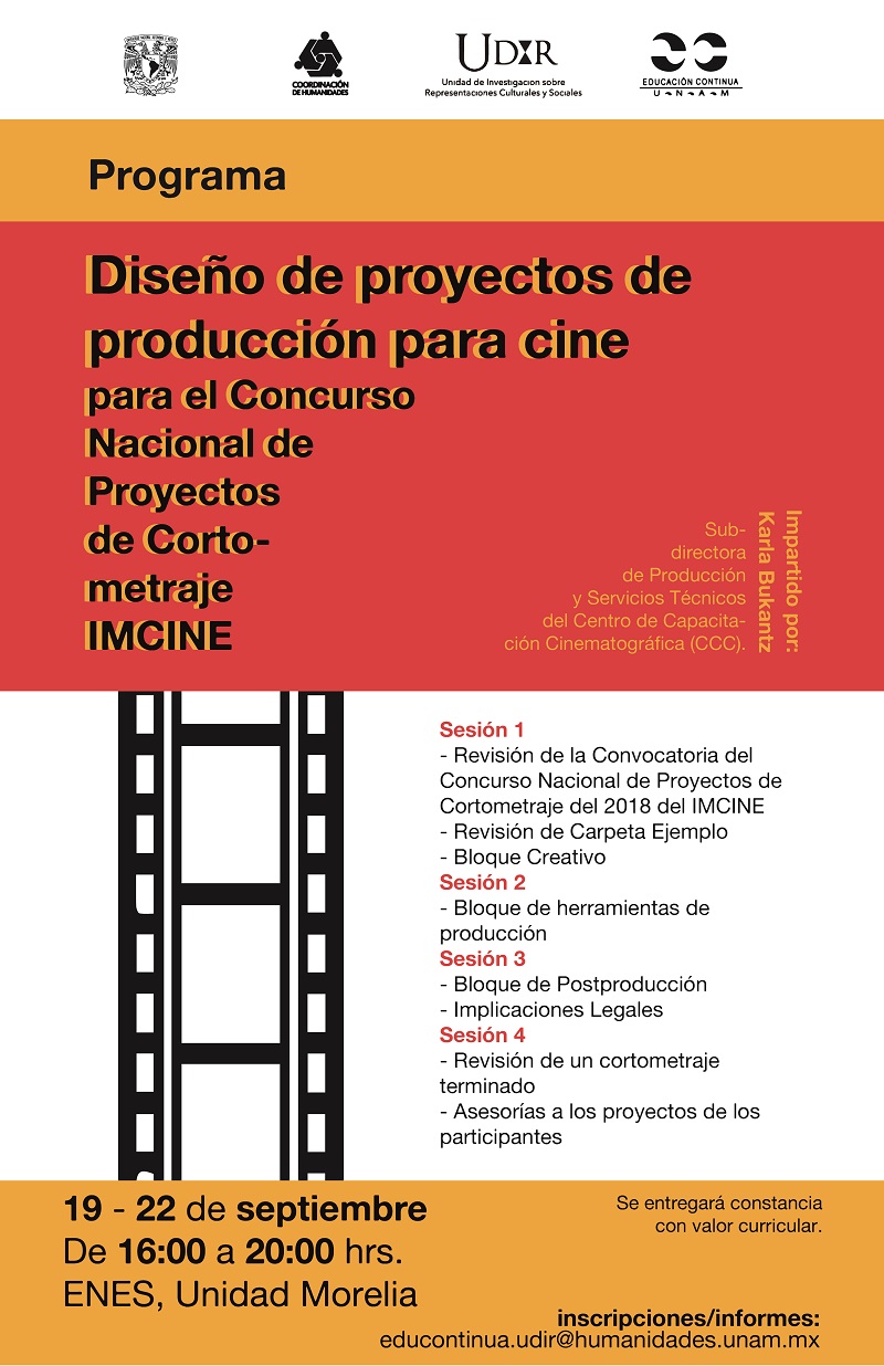 Educación Continua UDIR Curso de Cine