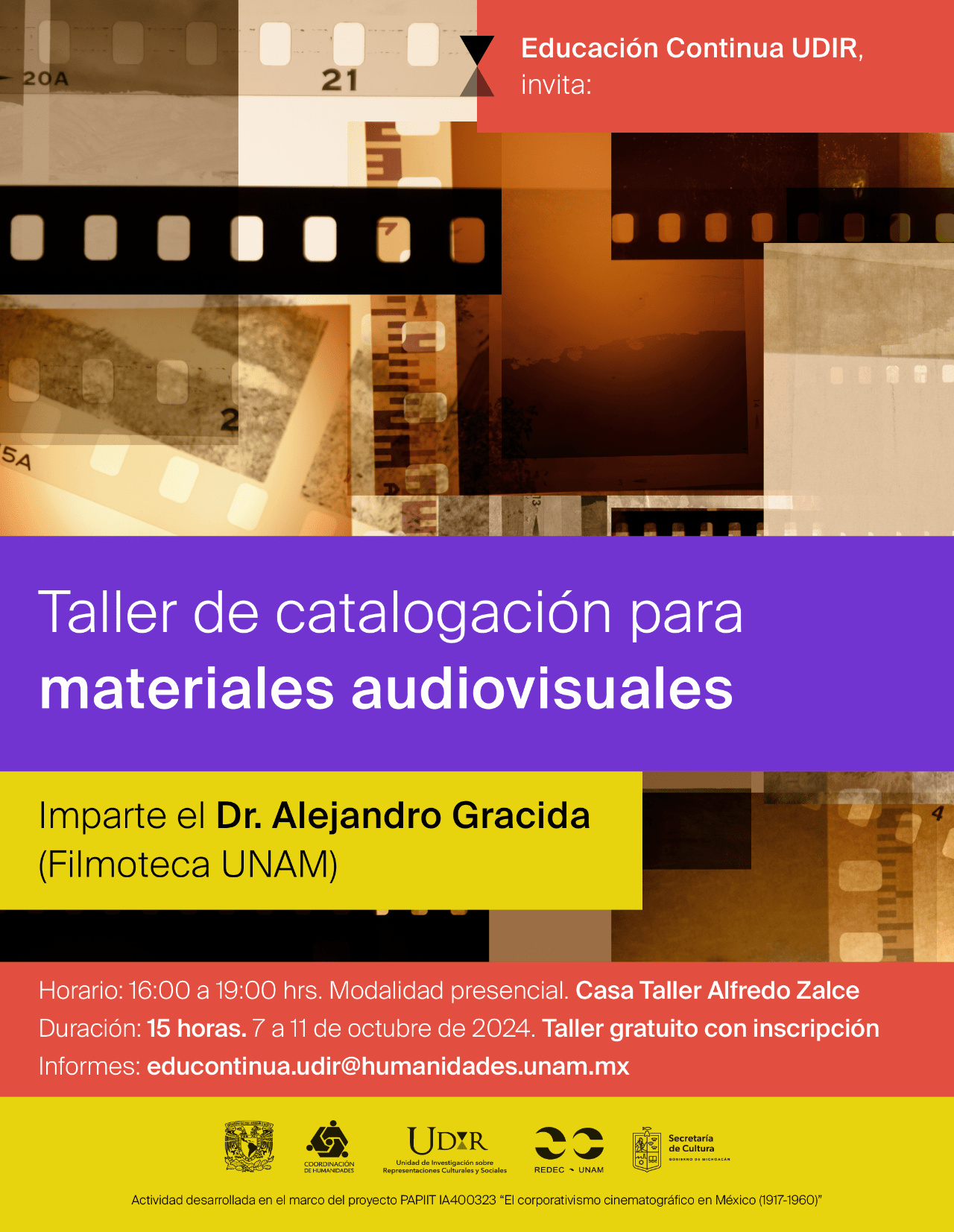 Taller de Catalogación para Materiales Audiovisuales | 2024